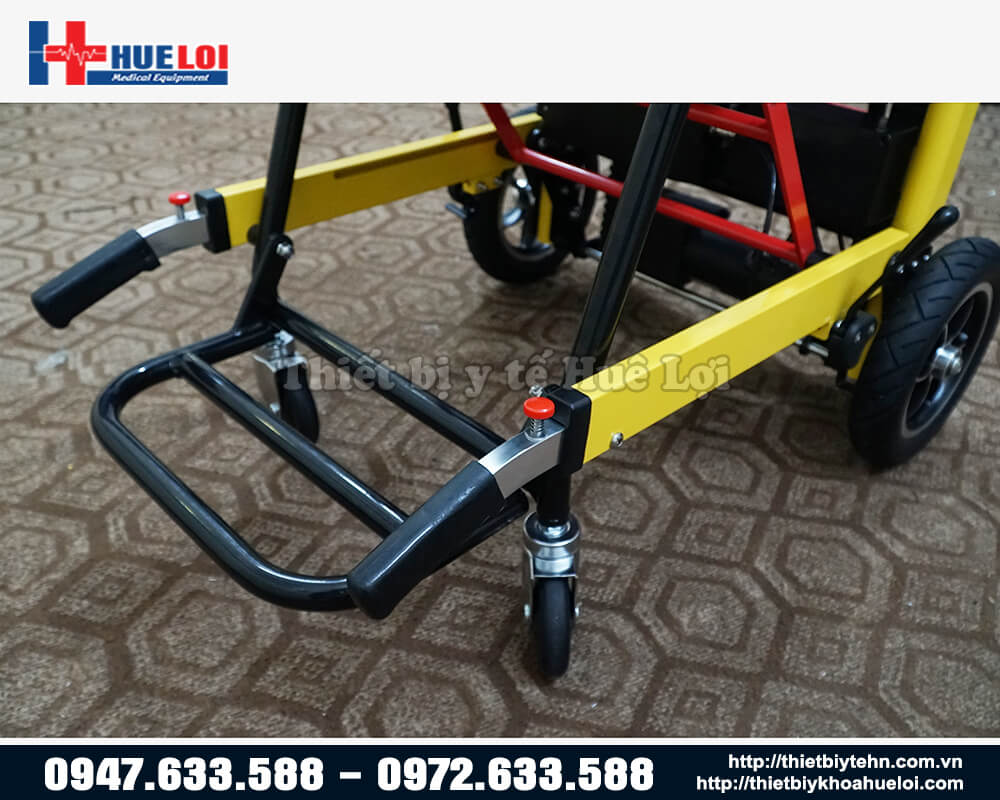 phần chân của xe leo cầu thang