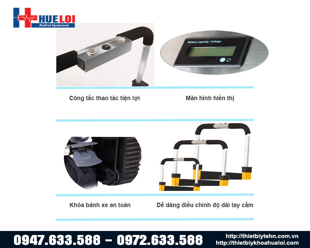 phụ kiện xe lăn điện