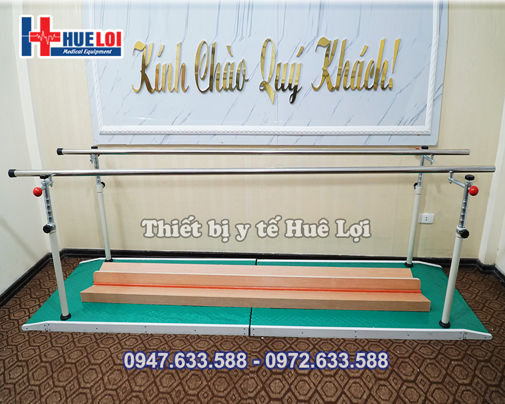 dụng cụ tập đi dạng khung song song